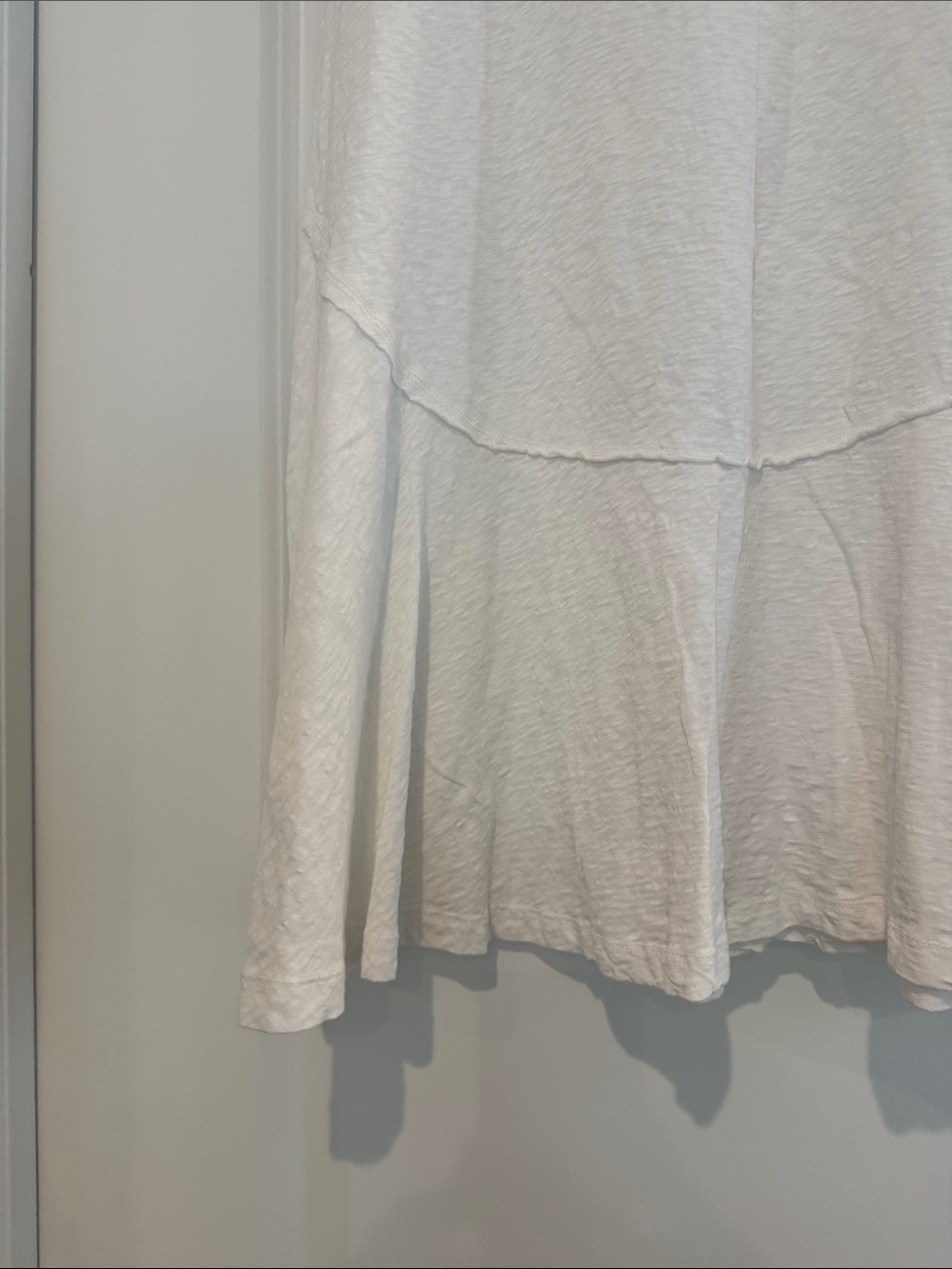 Free People white Midi Skirt - Lightweight Flowy Design - Picture 2 of 4